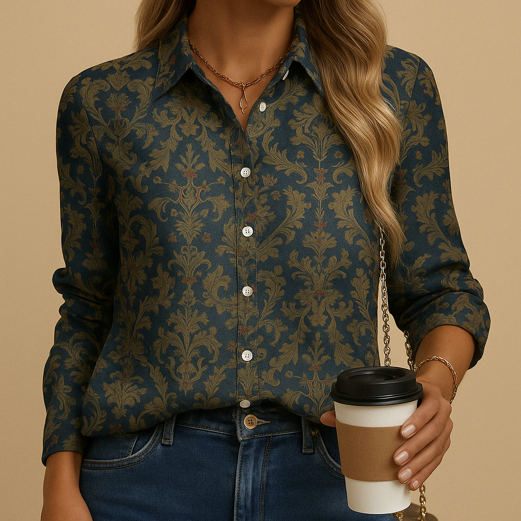 Fall Color Women's Fit Blouse Lila - Nocini