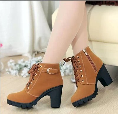 Chic Lace Up Ankle Boots for Women