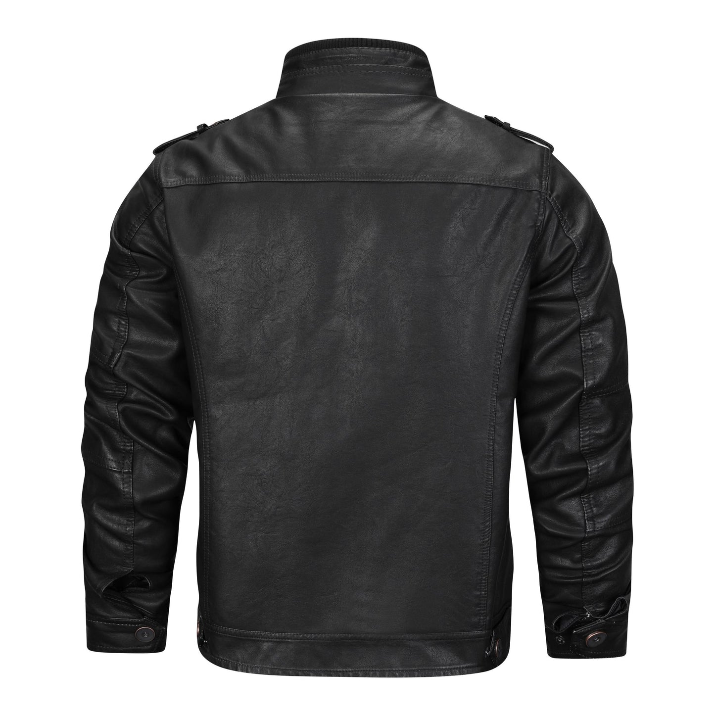 Avan - Stylish Leather Jacket for Men-S-Nora Luxe