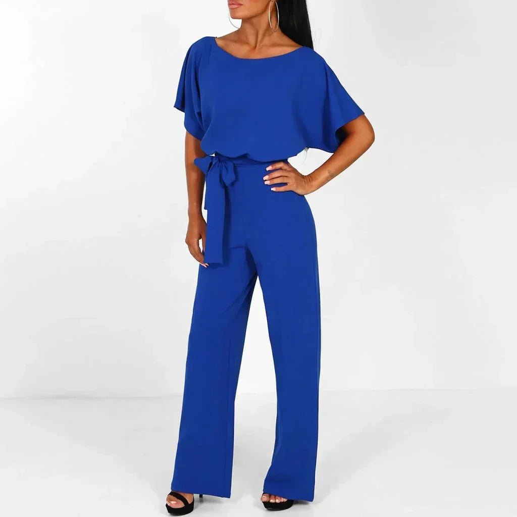 Stylish Ladies' Jumpsuit with Fitted Waist