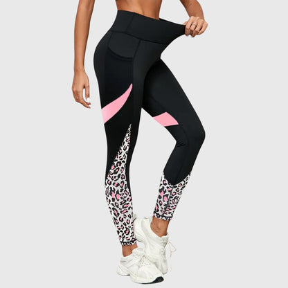 Fashionable Yoga Leopard Leggings Pants