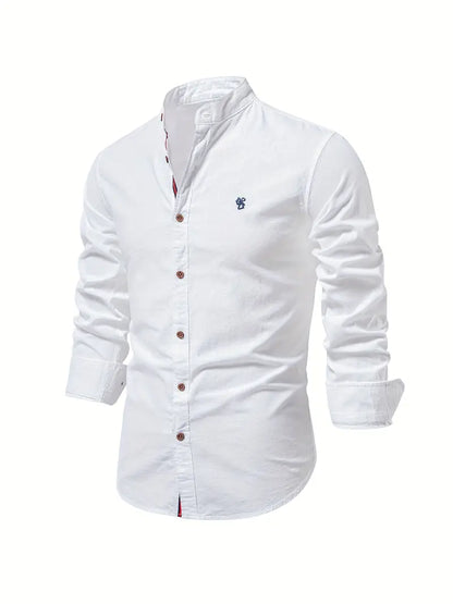 Classic Men's Slim Fit Dress Shirt - Nocini