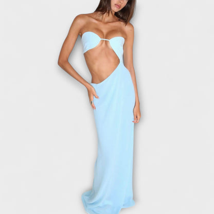 Elegant Strapless Formal Dress for Women