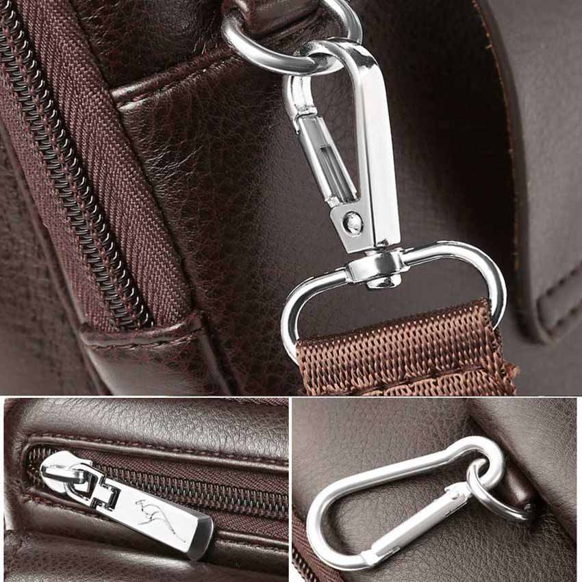 Stylish Mens Leather Cross Body Bag