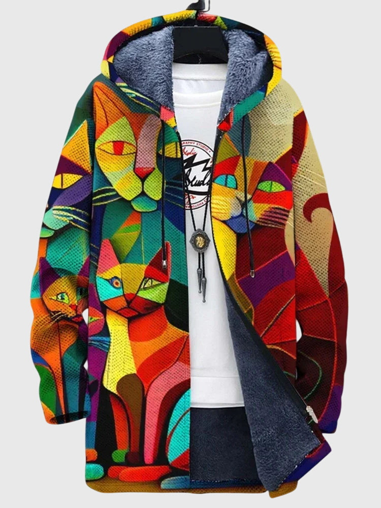 Fashionable Printed Women's Jacket