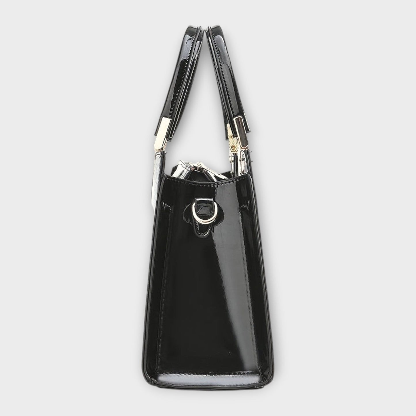 Shiny Alligator Print Tote Bag