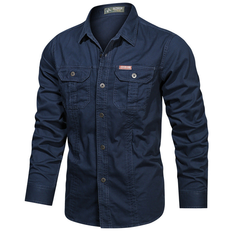 Relaxed Fit Army Style Shirt