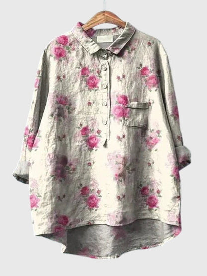 Women's Pretty Flower Pattern Top