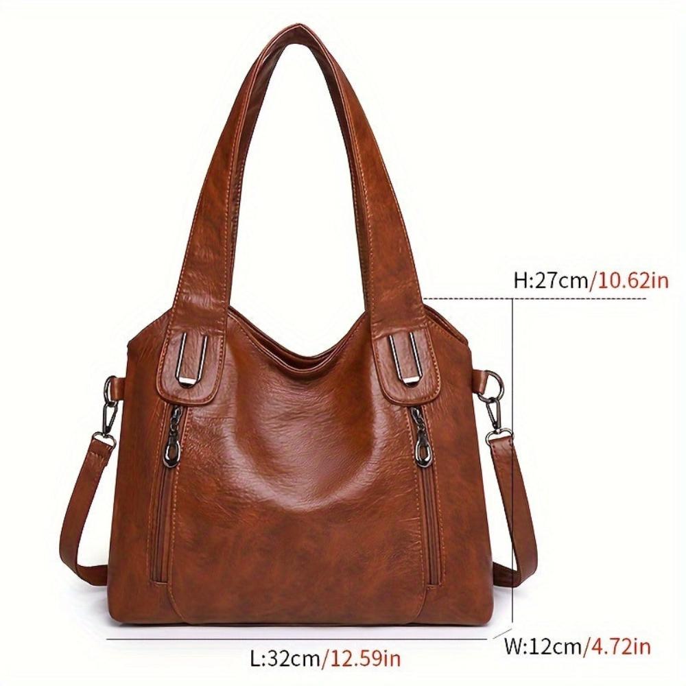 Elegant Vegan Tote Bag | Casual Chic Shoulder Purse