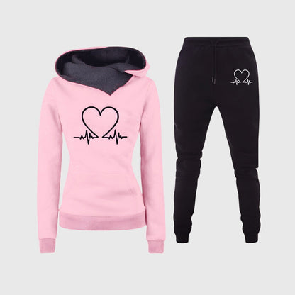 Relaxed Fit Cozy Tracksuit - Olytrend