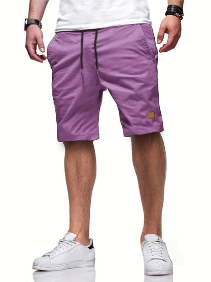 Comfortable Elastic Waist Shorts