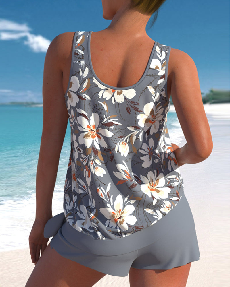 Women's Classic Halter Tankini Swimsuit