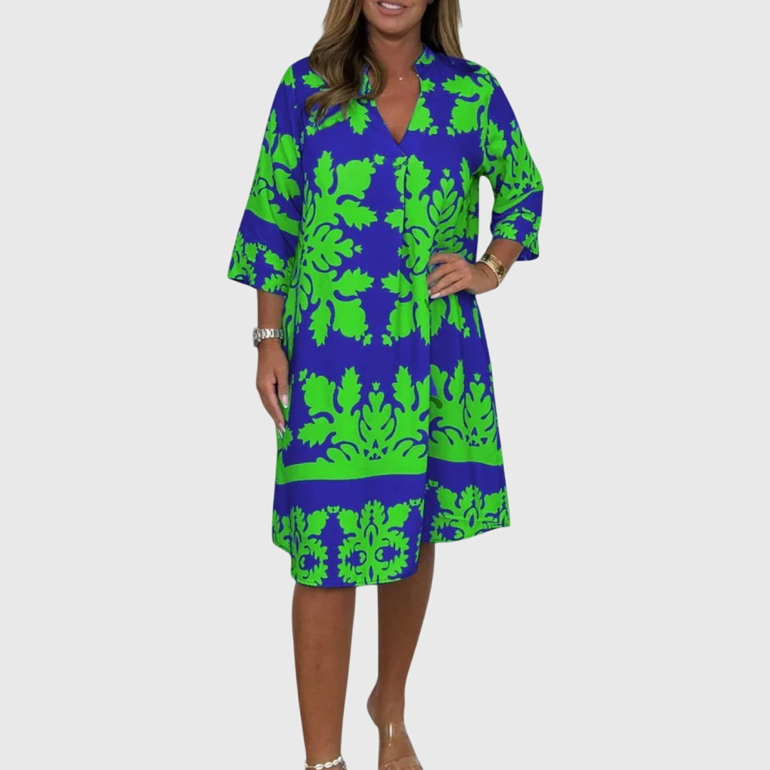 Pretty Floral Party Dress for Women