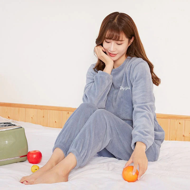 Soft Women's Pajama Set with Classic Style