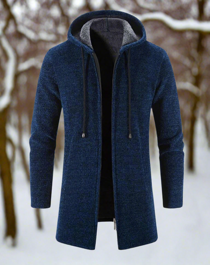 Classic Men's Long Warm Parka Coat