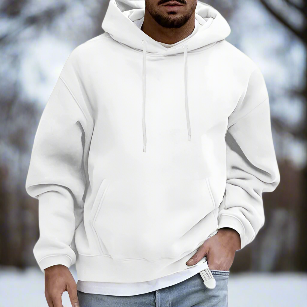 Comfortable Mens Cotton Hooded Sweatshirt