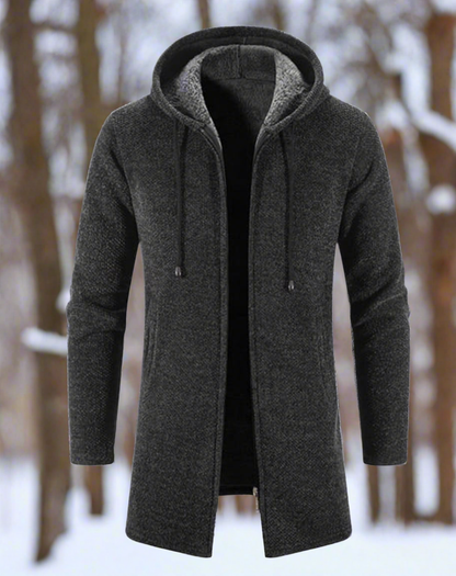 Classic Men's Long Warm Parka Coat - Nocini