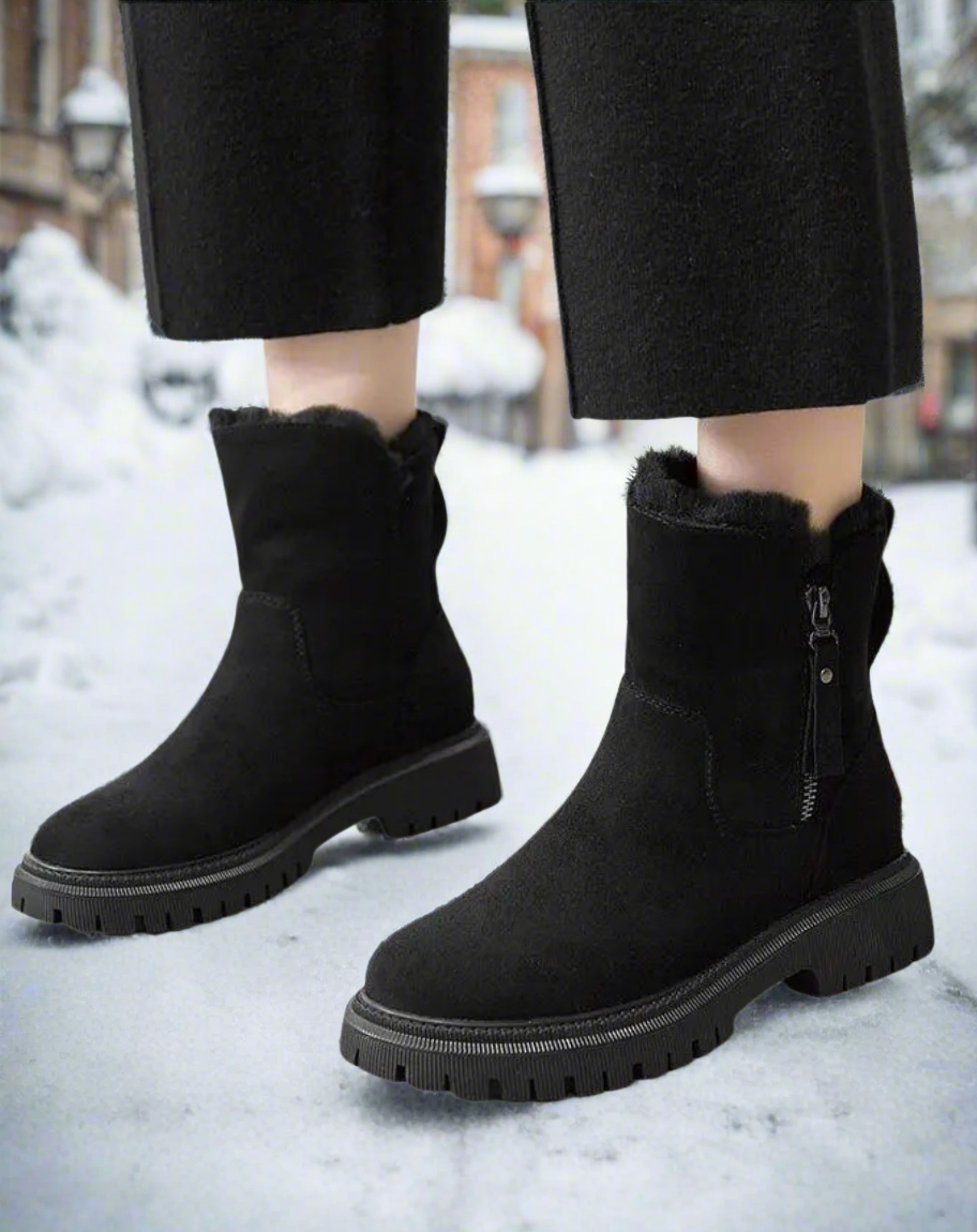 Cozy Women's Ankle Boots with Soft Insoles and Grip Soles - Nocini
