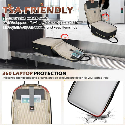 Durable Waterproof 15.6 Laptop Backpack with Multiple Pockets