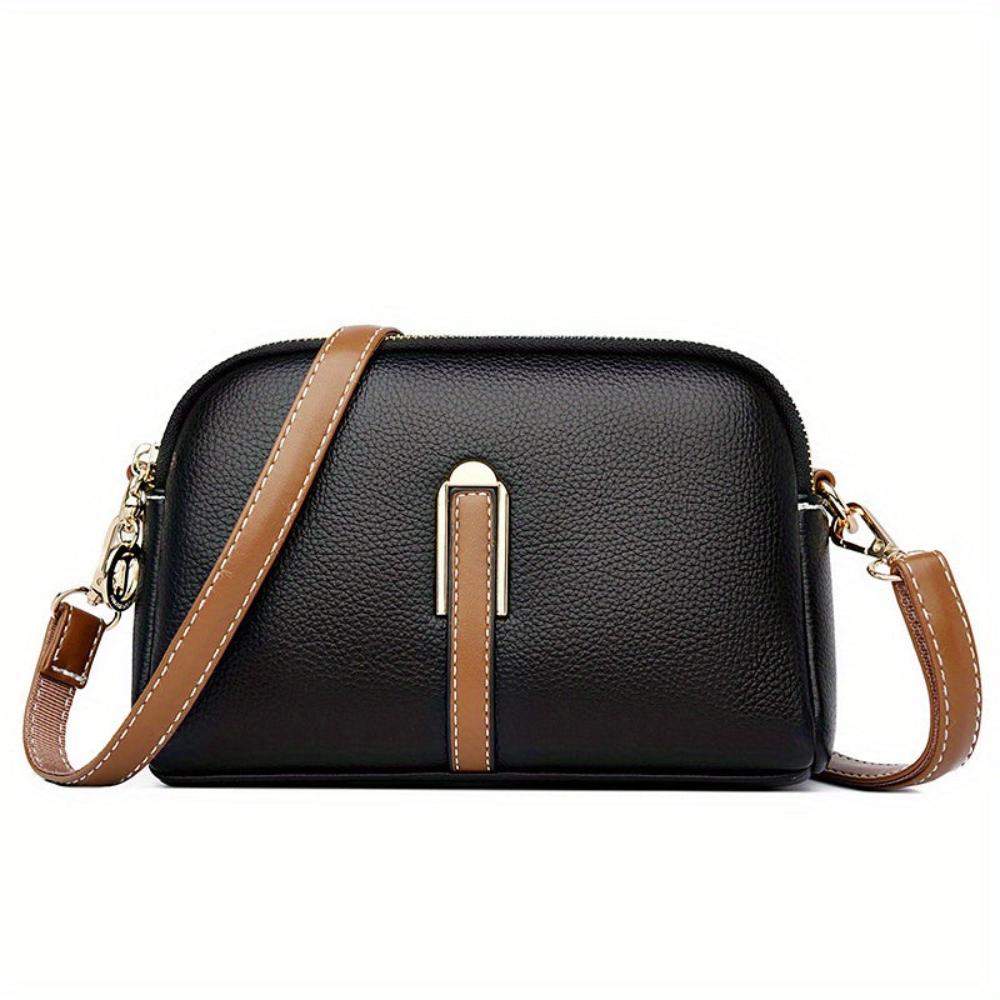 Stylish Faux Leather Small Shoulder Bag