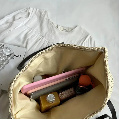 Chic Fabric Shopping Tote Bag