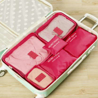 Compact Travel Accessory Kit - 2 Pack Packing Cubes