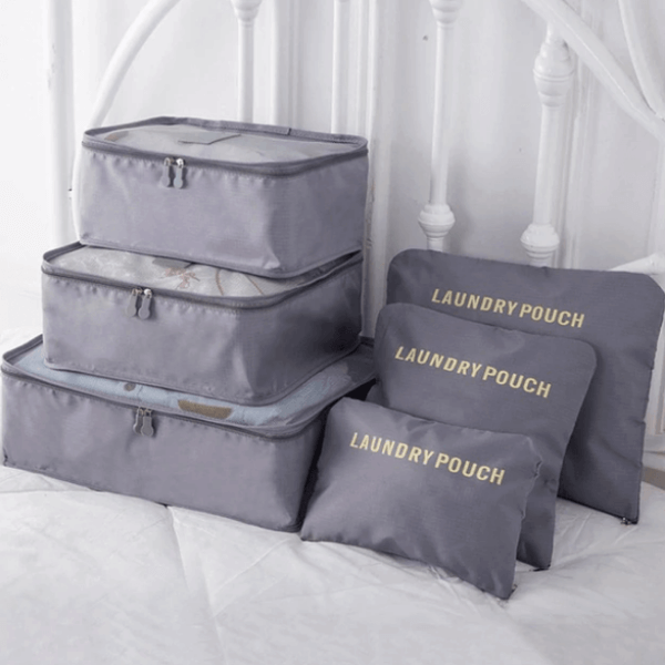 Compact Travel Accessory Kit - 2 Pack Packing Cubes