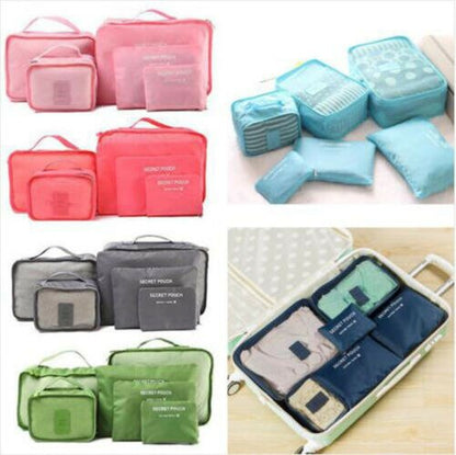 Compact Travel Accessory Kit - 2 Pack Packing Cubes