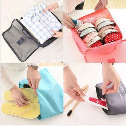 Compact Travel Accessory Kit - 2 Pack Packing Cubes
