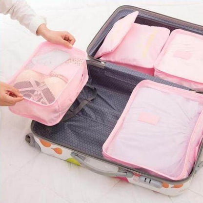 Compact Travel Accessory Kit - 2 Pack Packing Cubes