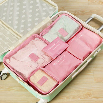 Compact Travel Accessory Kit - 2 Pack Packing Cubes