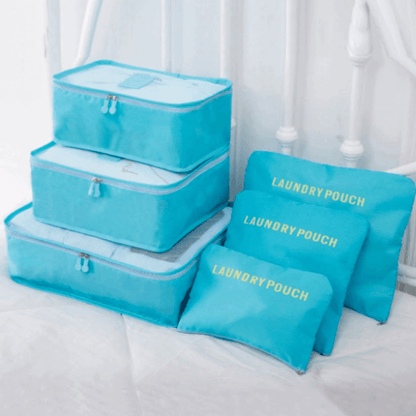 Compact Travel Accessory Kit - 2 Pack Packing Cubes