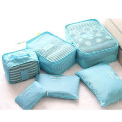 Compact Travel Accessory Kit - 2 Pack Packing Cubes