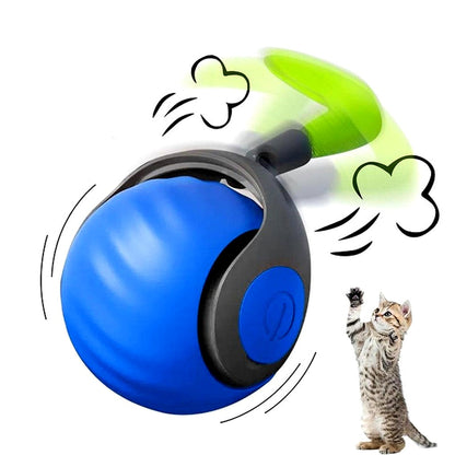 Fun Pet Ball Toy - Automatic Rolling Cat Plaything - Olytrend