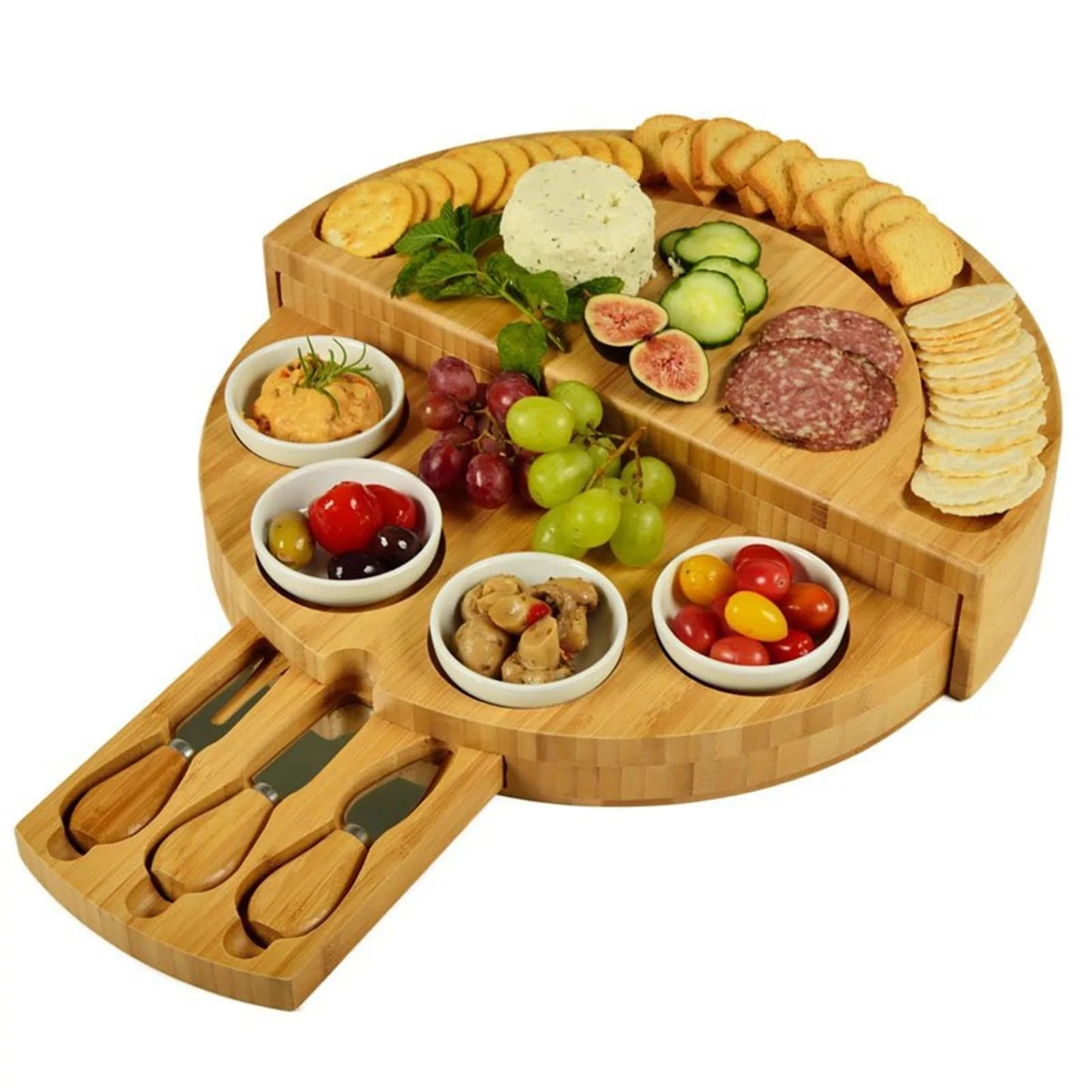 Bamboo Cheese Board – Naturon-The Livary