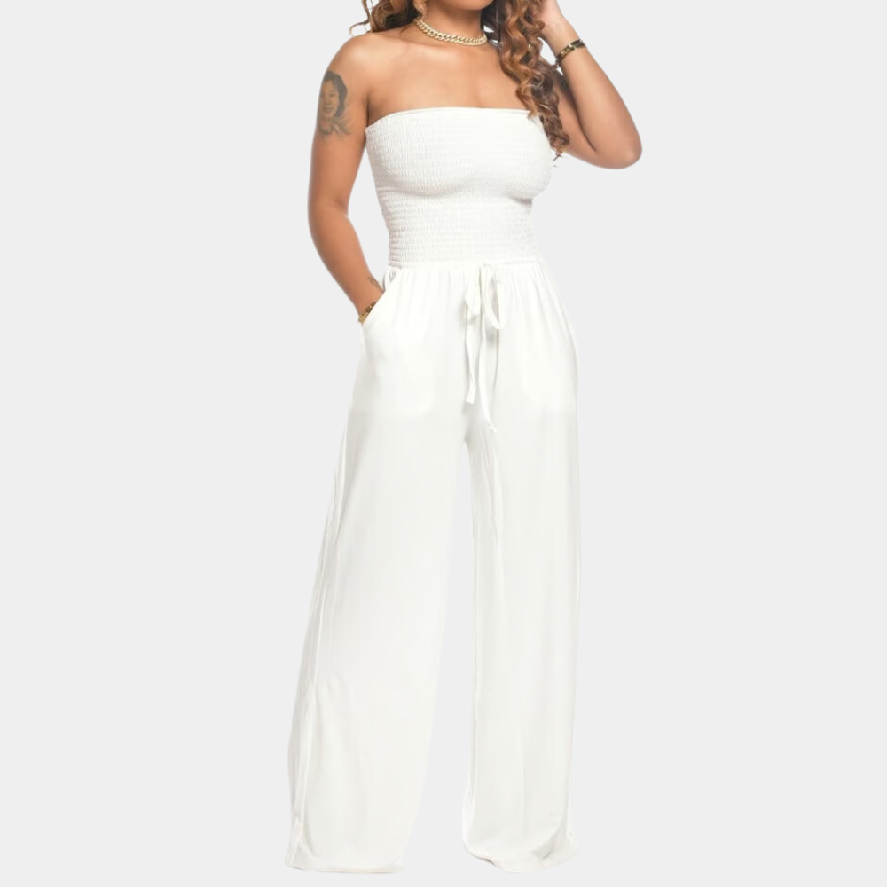 Women's Halter Neck Jumpsuit Livia - Pexav