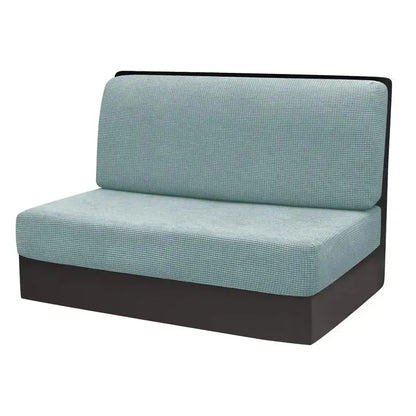 Bank covers set for camper & caravan - NomadCover-Light Blue-Nora Luxe
