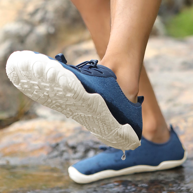 Barefoot Antislip Shoes - TerraStride-Blue-4.5-The Livary