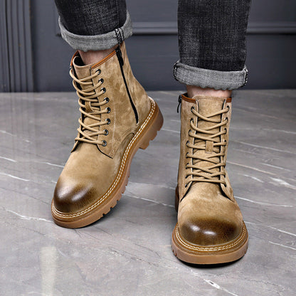 Stylish Men's Low Ankle Boots - Olytrend