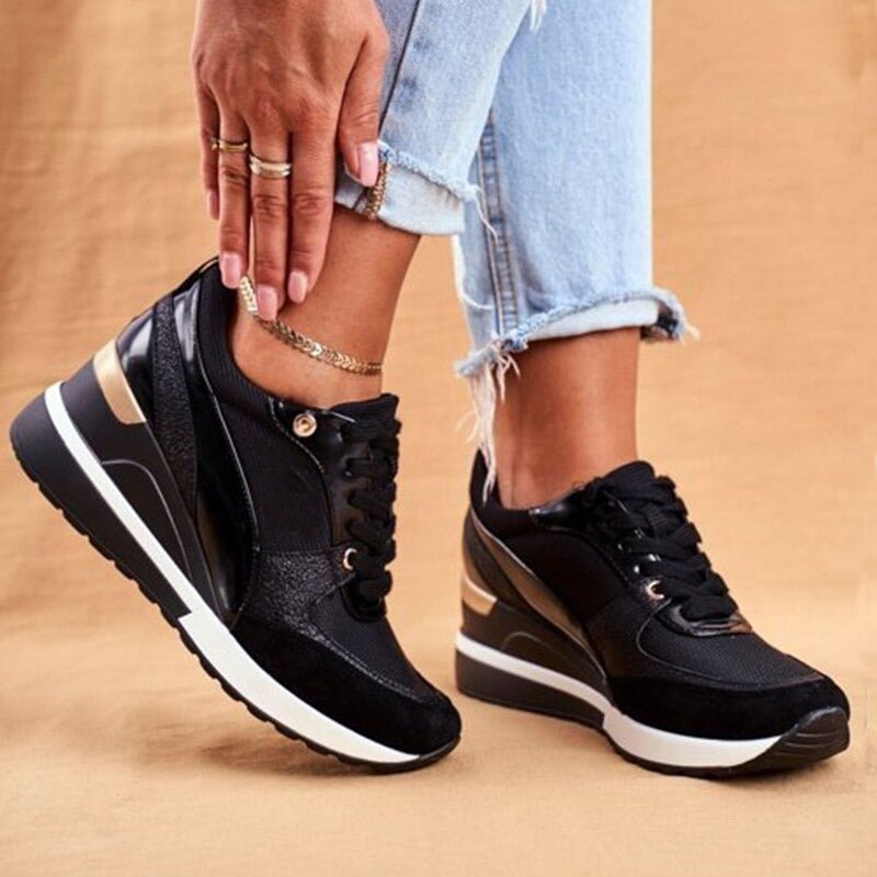 Women's Casual Lace Up Sneakers