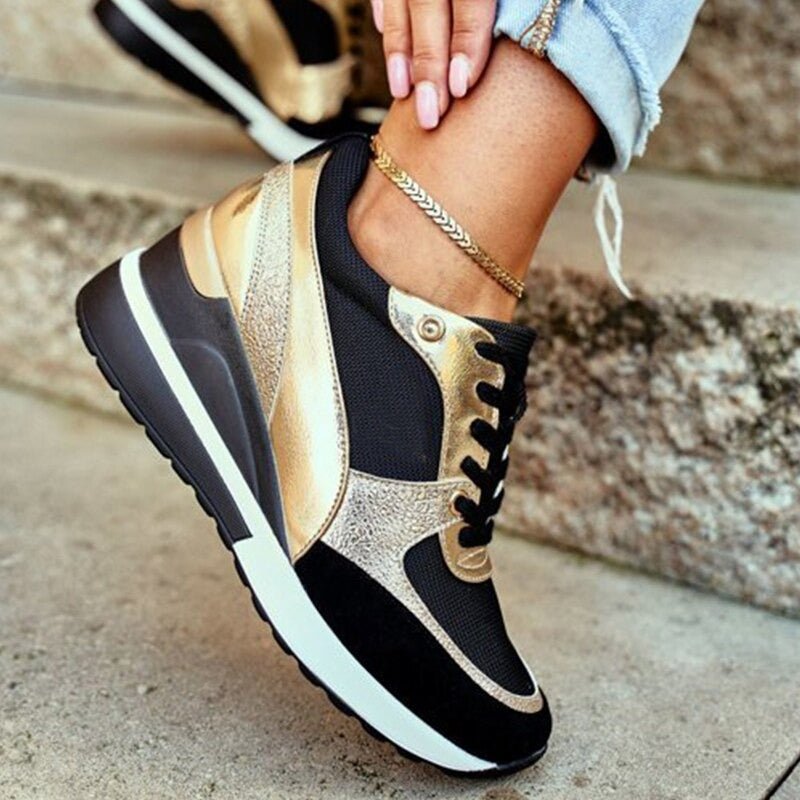 Women's Casual Lace Up Sneakers