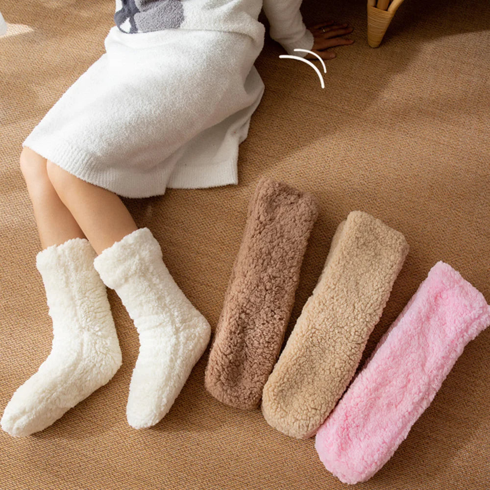 Cozy Fleece Slipper Socks