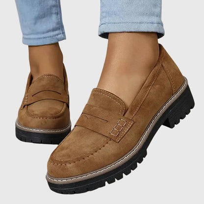 Classic Suede Slip On Shoes