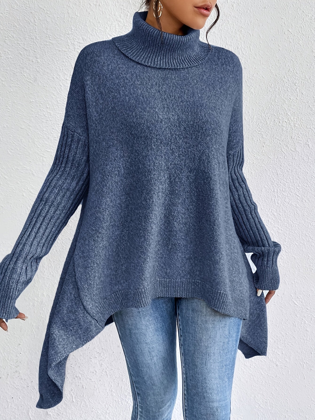 Soft Knitted Crew Neck Sweater