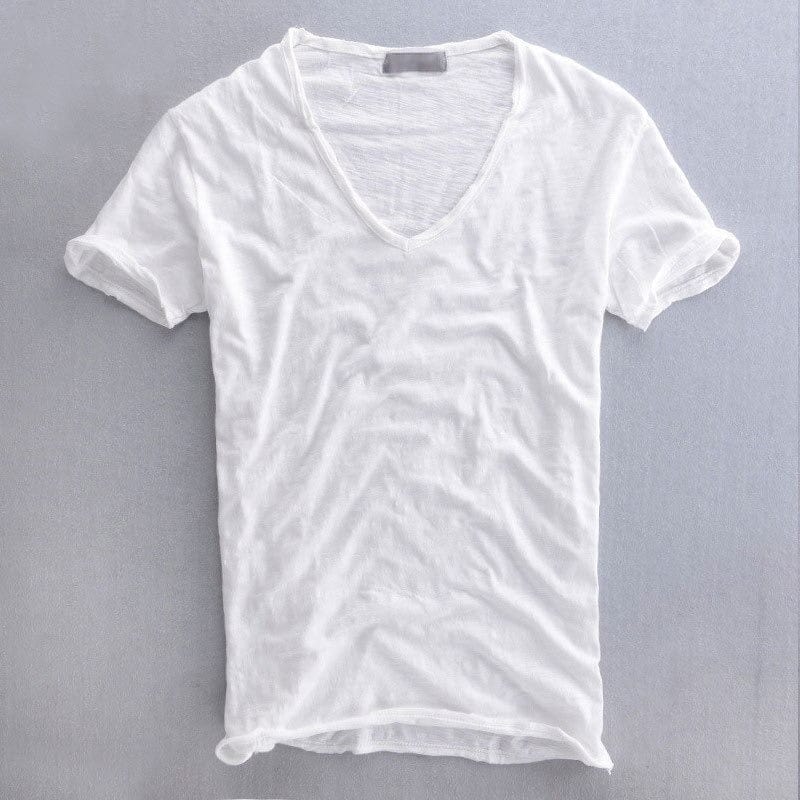 Men's Classic V-Neck Tee Shirt