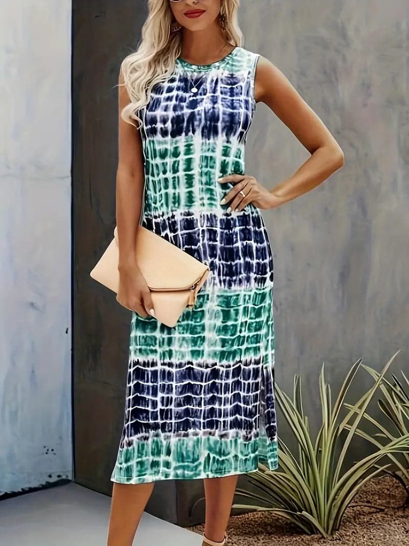 Casual Summer Dress - Sleeveless Easy Fit - Perfect for Day and Night - Nocini
