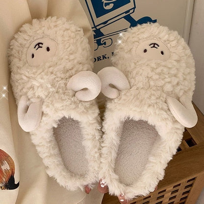 Cozy Women's Holiday Fuzzy Slippers