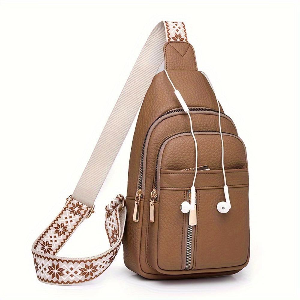 Eco Friendly Faux Leather Sling Purse Bag