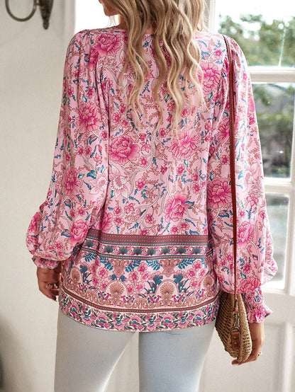 Pretty Floral Women's Blouse