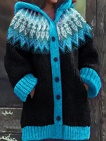 Relaxed Fit Hoodie Sweater - Olytrend